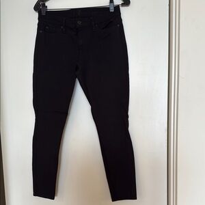7 For All Mankind Black Skinny Pants